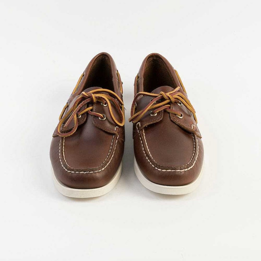 Wholesale SEBAGO - Collezione donna Sebago - Allacciata Docksides Portland - Scarpa Da Barca - 731114W - Brown