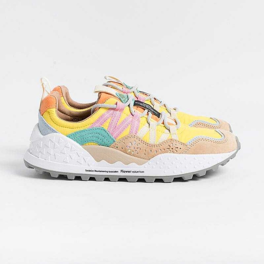 Hot FLOWER MOUNTAIN Flower Mountain - Sneakers Washi 1E67 - Beige Giallo