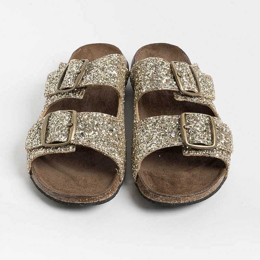 New BOSABO Bosabo - Sandali Bassi - 430 - Glitter Oro