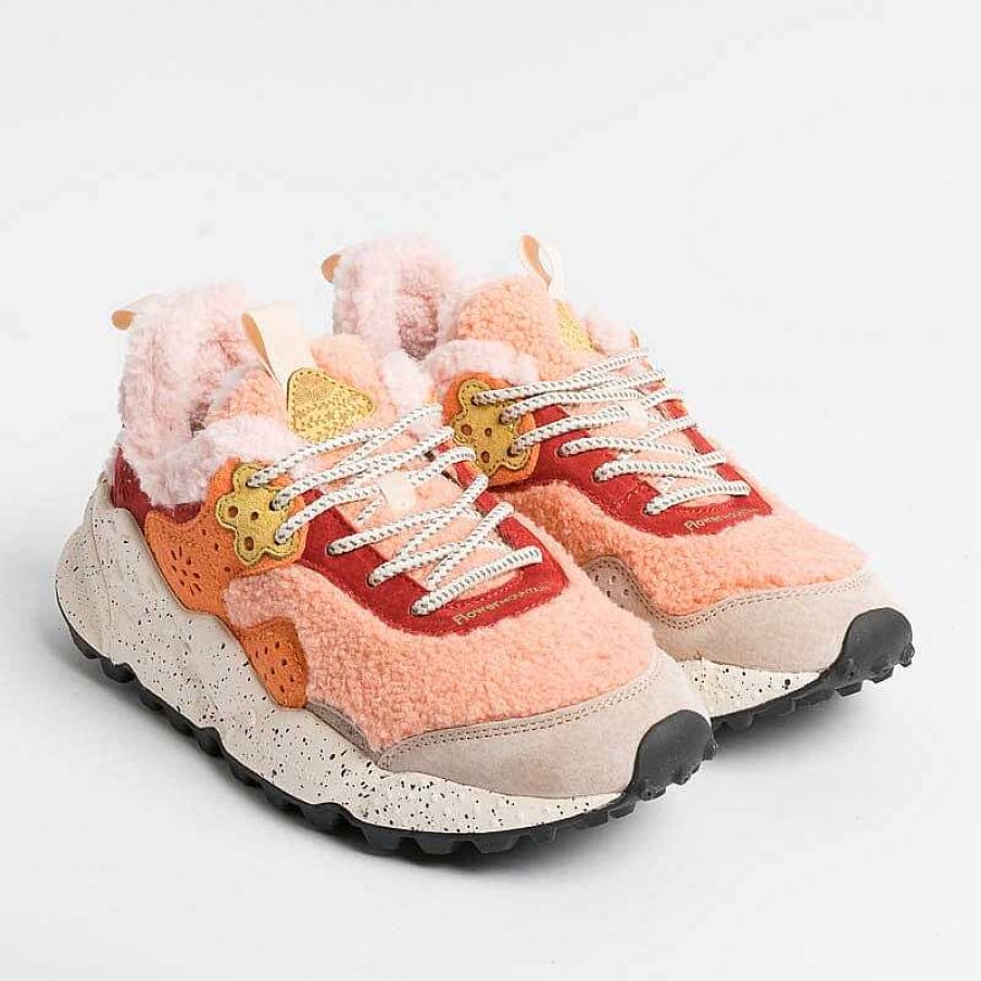 Clearance FLOWER MOUNTAIN Flower Mountain - Sneakers Kotetsu 0G02 - Teddy Arancione