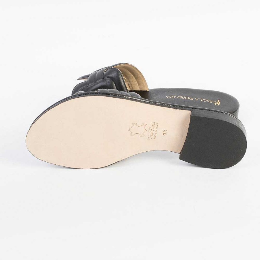 Clearance PAOLA FIORENZA Paola Fiorenza - Sandali Bassi - Mules - Ss2456 - Nero