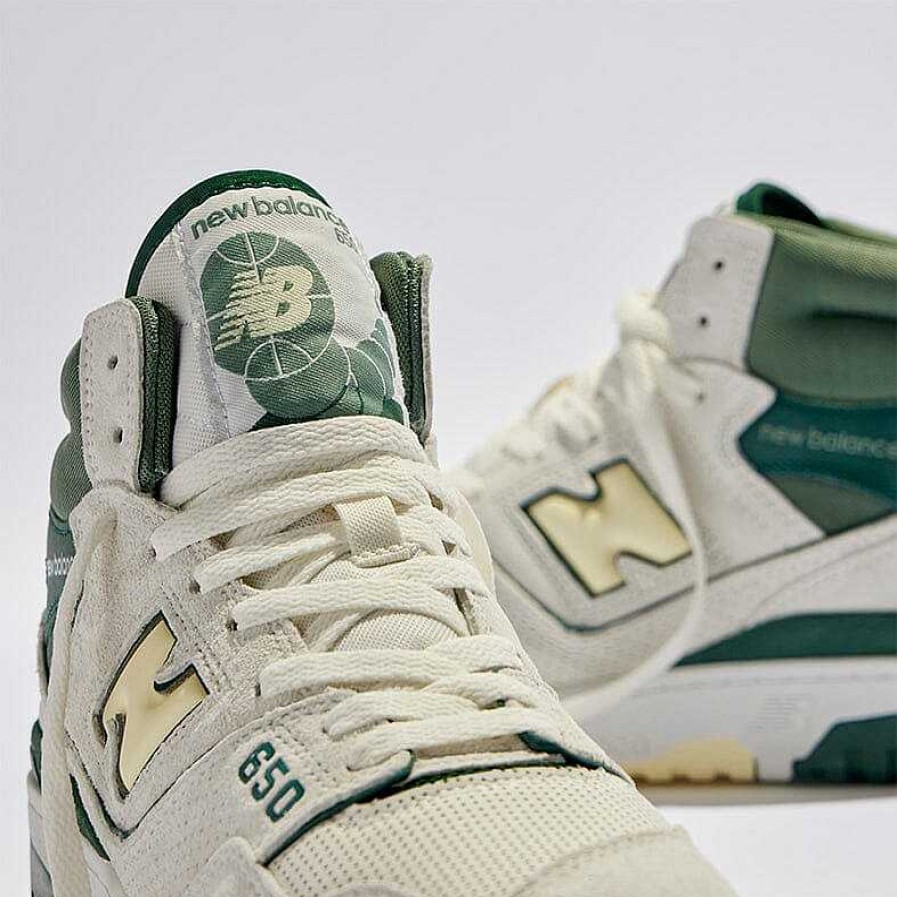 Online NEW BALANCE - Collezione Uomo New Balance - Sneakers Uni Bb650Rvg - Bianco Verde