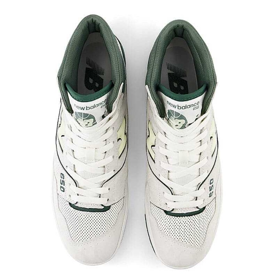 Online NEW BALANCE - Collezione Uomo New Balance - Sneakers Uni Bb650Rvg - Bianco Verde