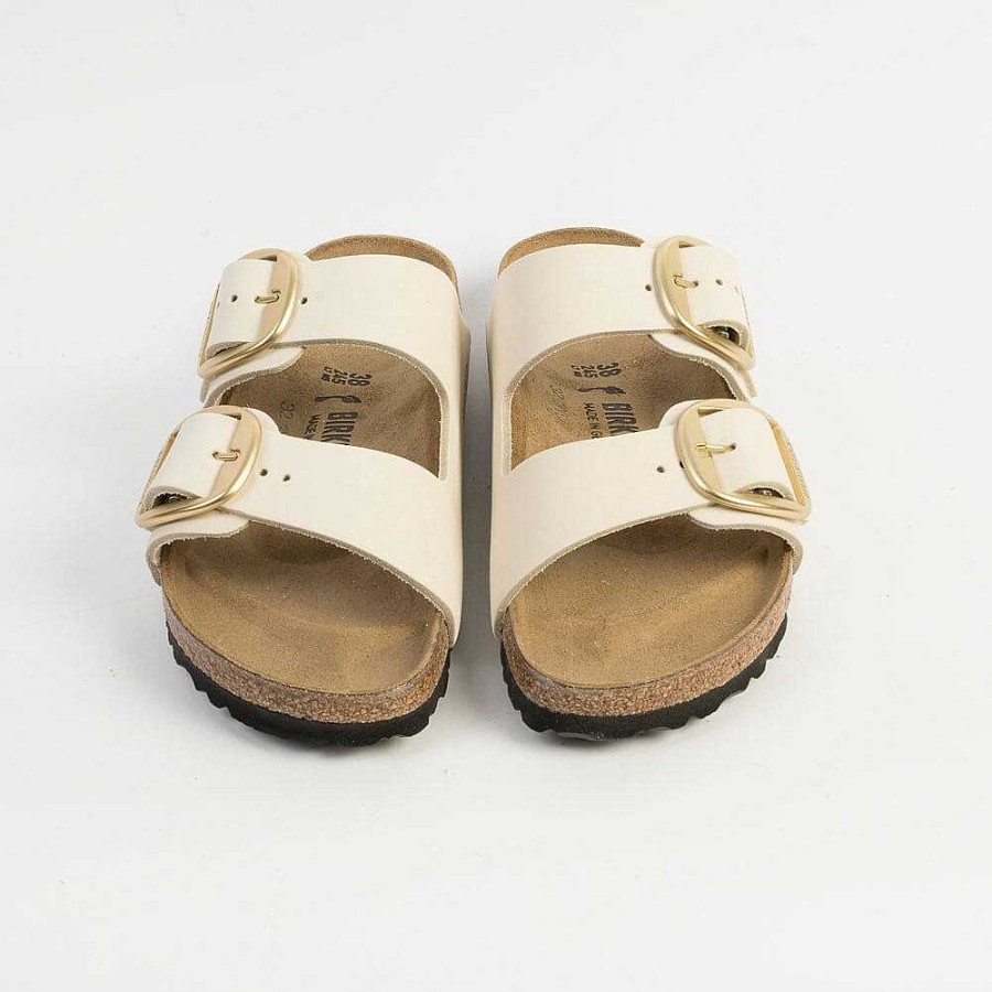 Online BIRKENSTOCK Birkenstock - Sandali Bassi 1026585 - Arizona Big Buckle - Ecru