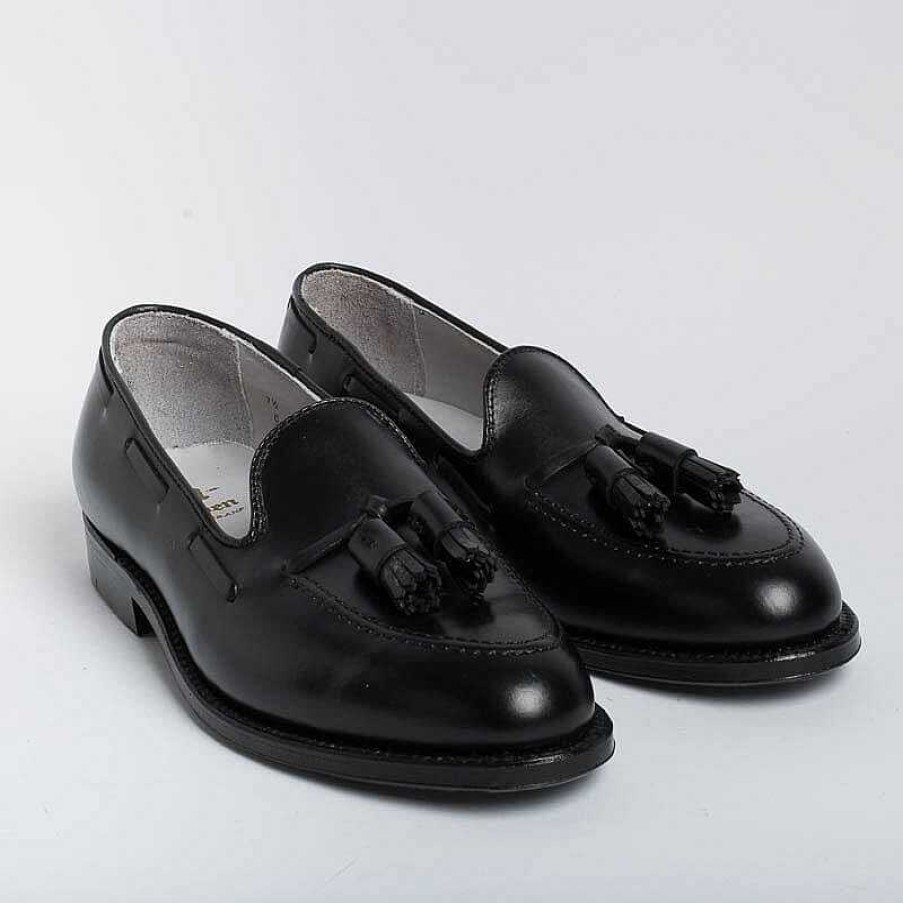 New Alden Alden - 660 Mocassino Tassel - Vitello Nero