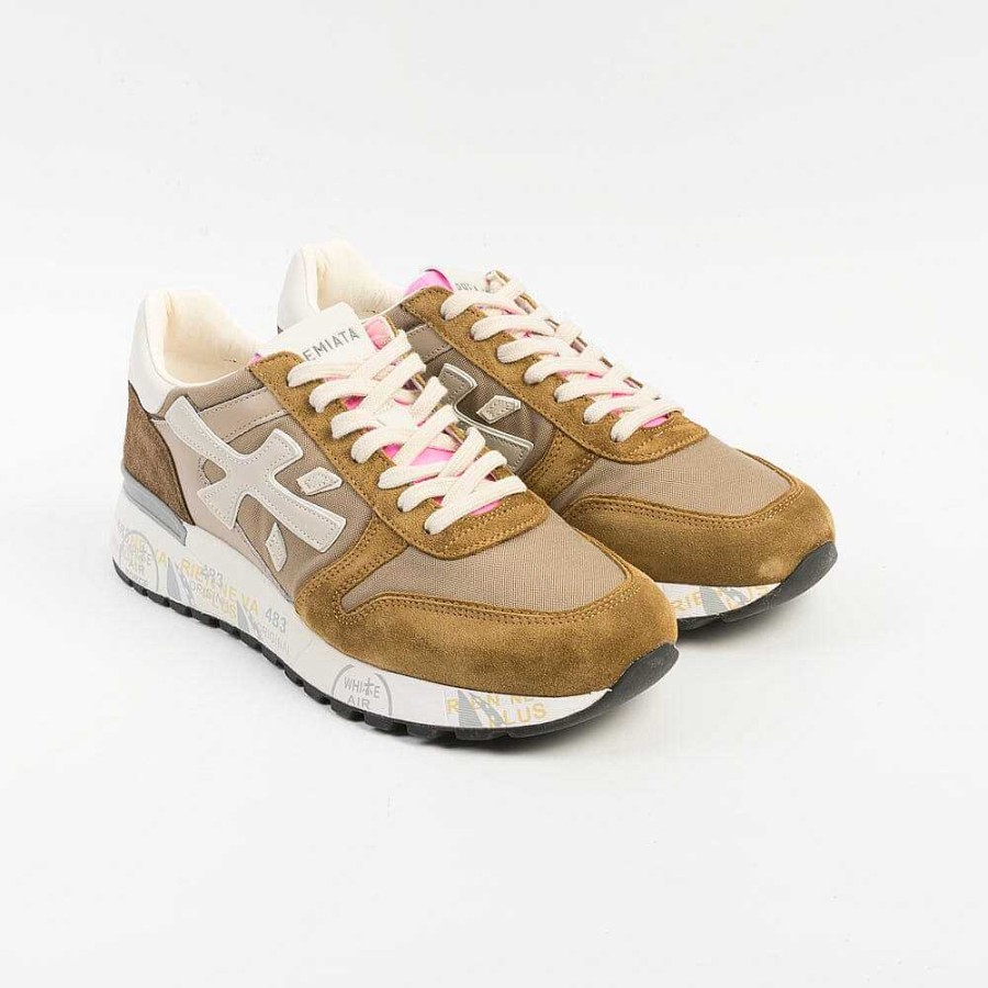 New Premiata - Collezione Uomo Premiata - Sneakers - Mick 6610 - Brown Fluo