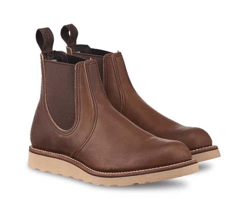 Clearance Red Wing Shoes Red Wing Shoes - Polacco Chelsea 3190 - Amber