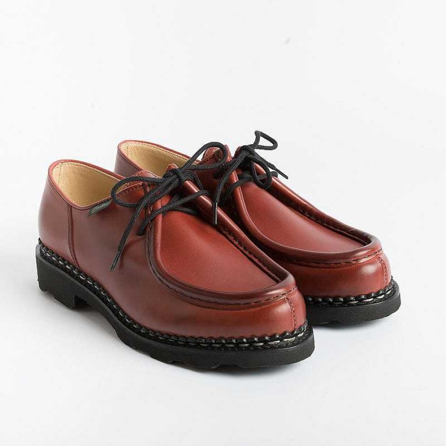 Online Paraboot Paraboot - 088606 - Allacciata Michael Griff - Lis Rouge/Rosso