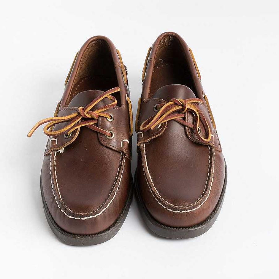 Clearance Sebago Sebago - Docksides Portland Waxed - Scarpa Da Barca - 70000G0 - Brown Gum 925