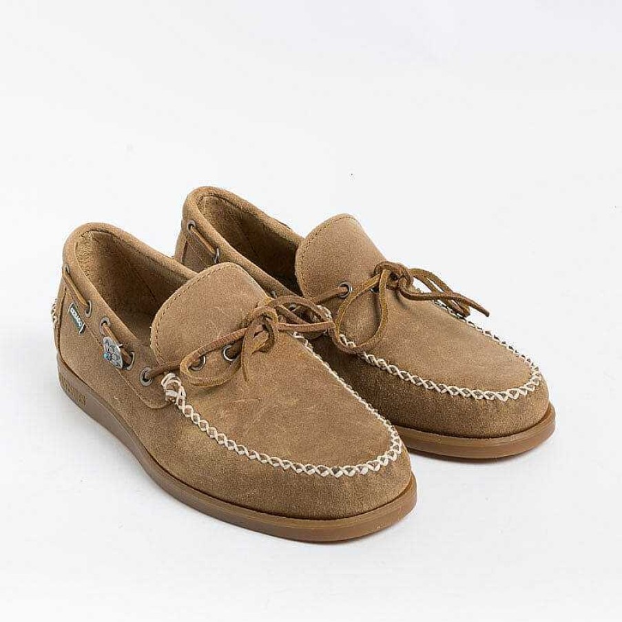 Wholesale Sebago Sebago - Docksides Portland Waxed - Scarpa Da Barca - 77118Kw - Scout Waxed Suede