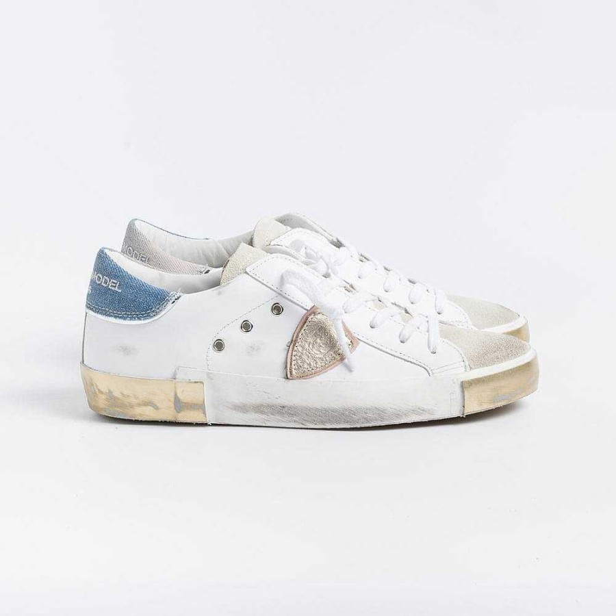 Clearance Philippe Model Paris Philippe Model - Sneakers Prld Vdd2 - Parisx - Denim Azul