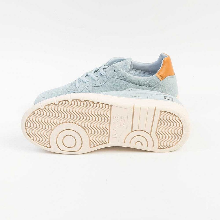 Wholesale DATE Date - Sneakers - Court 2.0 - Camoscio Azzurro Cielo M401