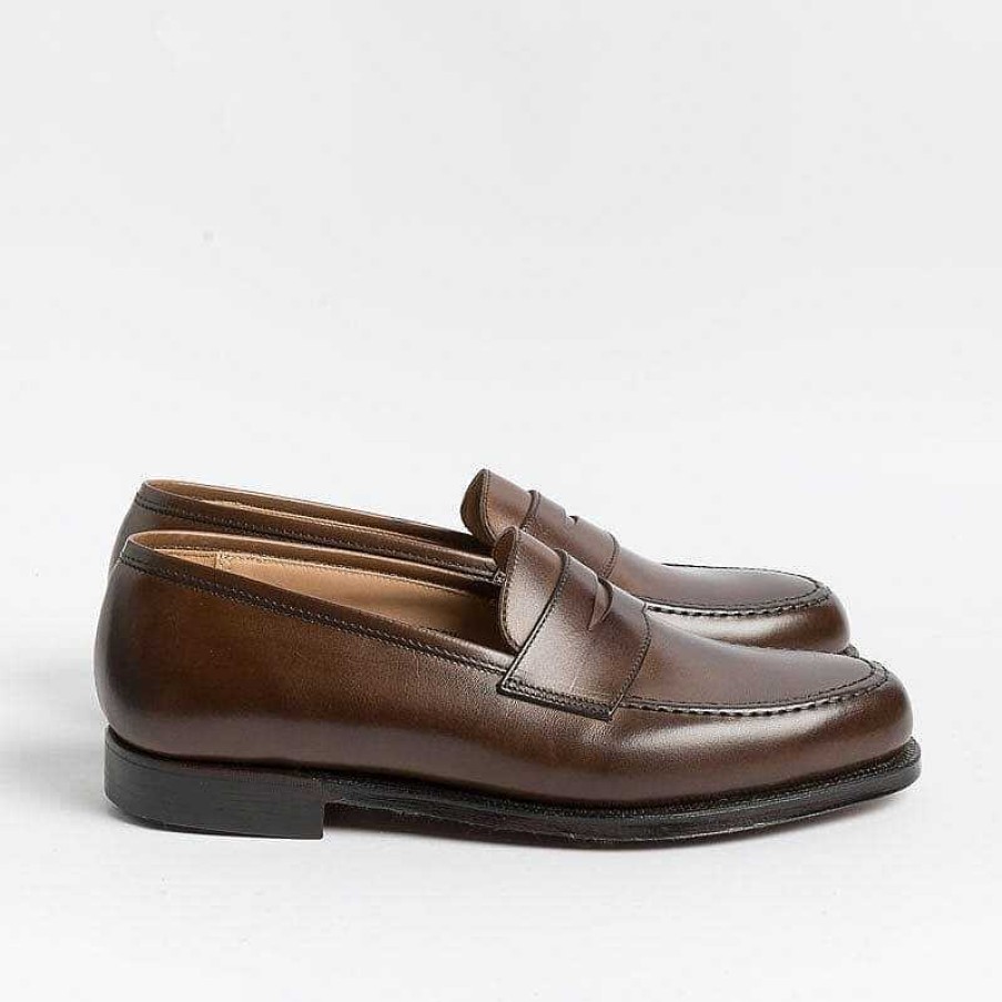 Clearance CROCKETT & JONES Crockett & Jones - Mocassino - Boston- 28363A - Pelle Testa Di Moro