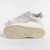 Clearance AUTRY - Collezione donna Autry - Aulw Ll56 - Sneakers Low Wom All Leat - Bianco Verde Malachite