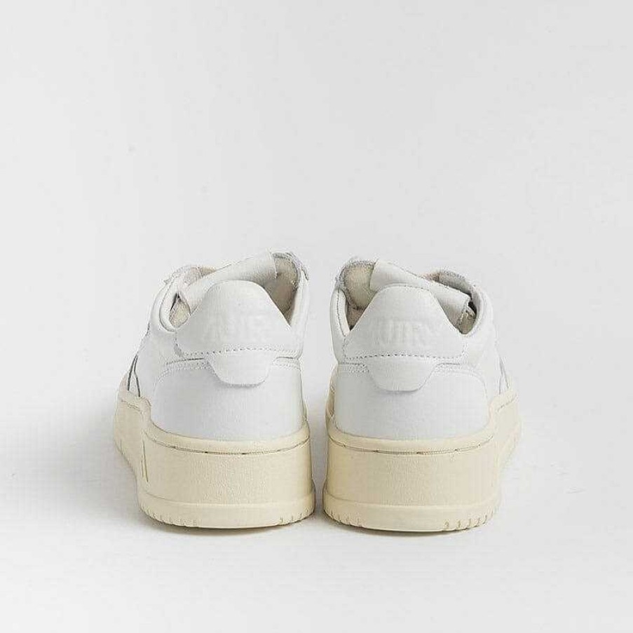 Clearance AUTRY - Collezione donna Autry -Sneakers Kulk Ll15 - Low Kid - Leath/Leat - Bianco Bianco