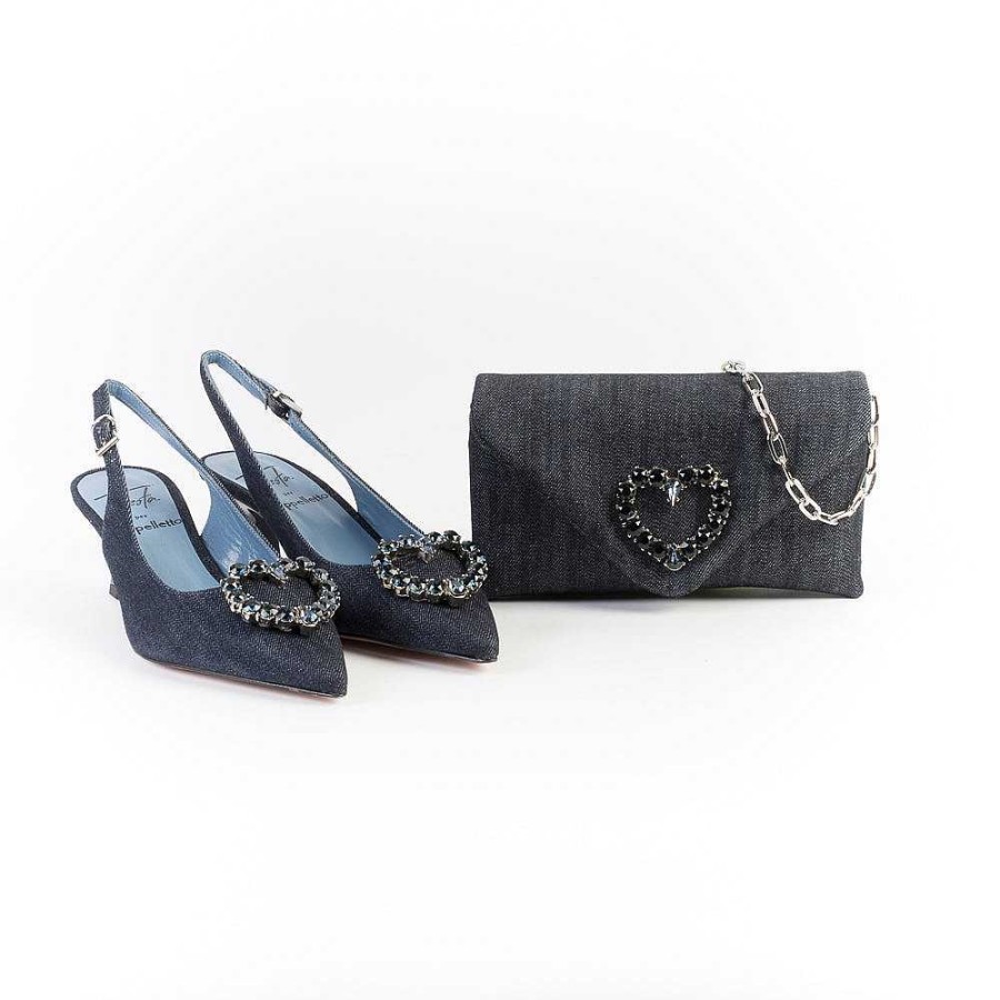 Online Roberto Festa Roberto Festa - Sling Back - Lester - Denim