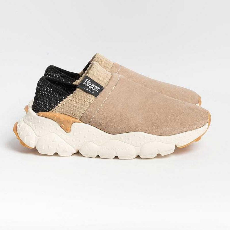 New FLOWER MOUNTAIN Flower Mountain - Sneakers Camp Uni - Shearling Beige