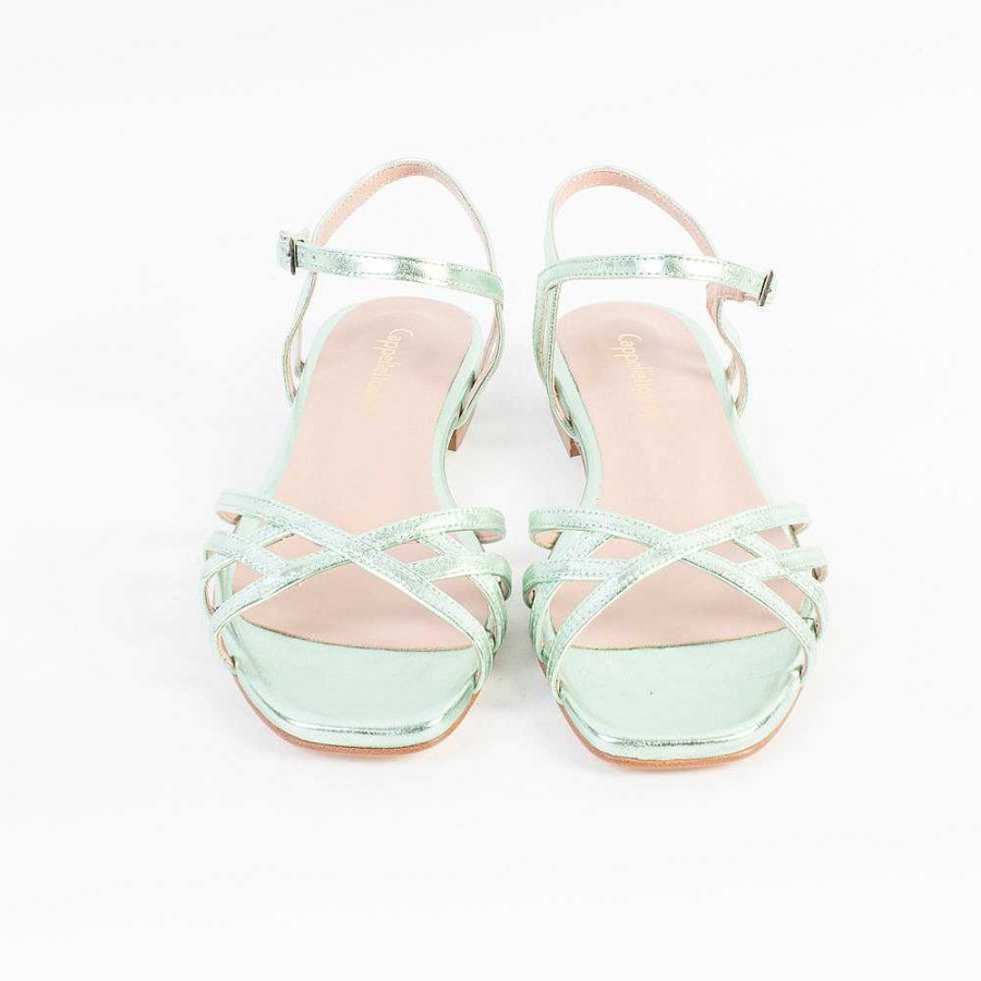 Clearance CAPPELLETTO 1948 Cappellettoshop - Sandali Bassi - Patty14- Verde Acqua