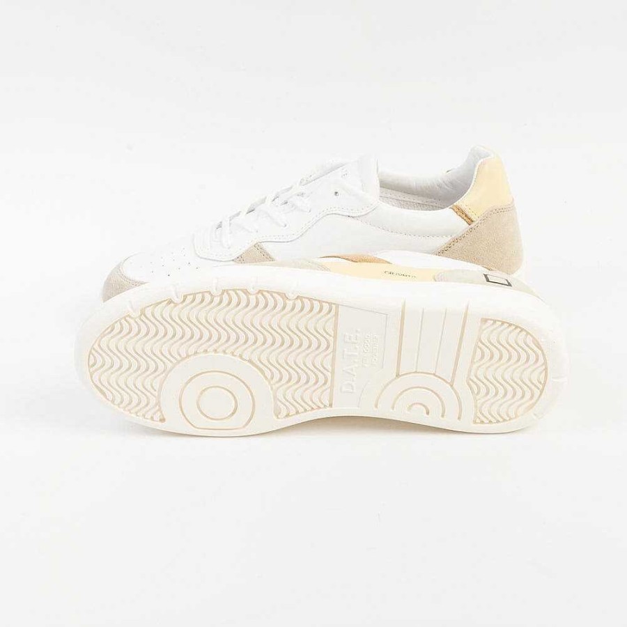 Clearance DATE Date - Sneakers - Court 2.0 - Vintage White