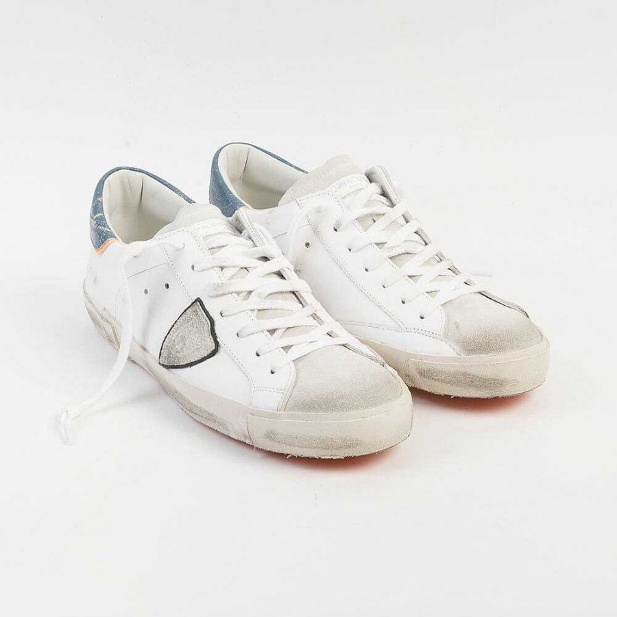 New Philippe Model Paris Philippe Model - Sneakers Prlu Vv02 - Parisx - Bianco Vintage