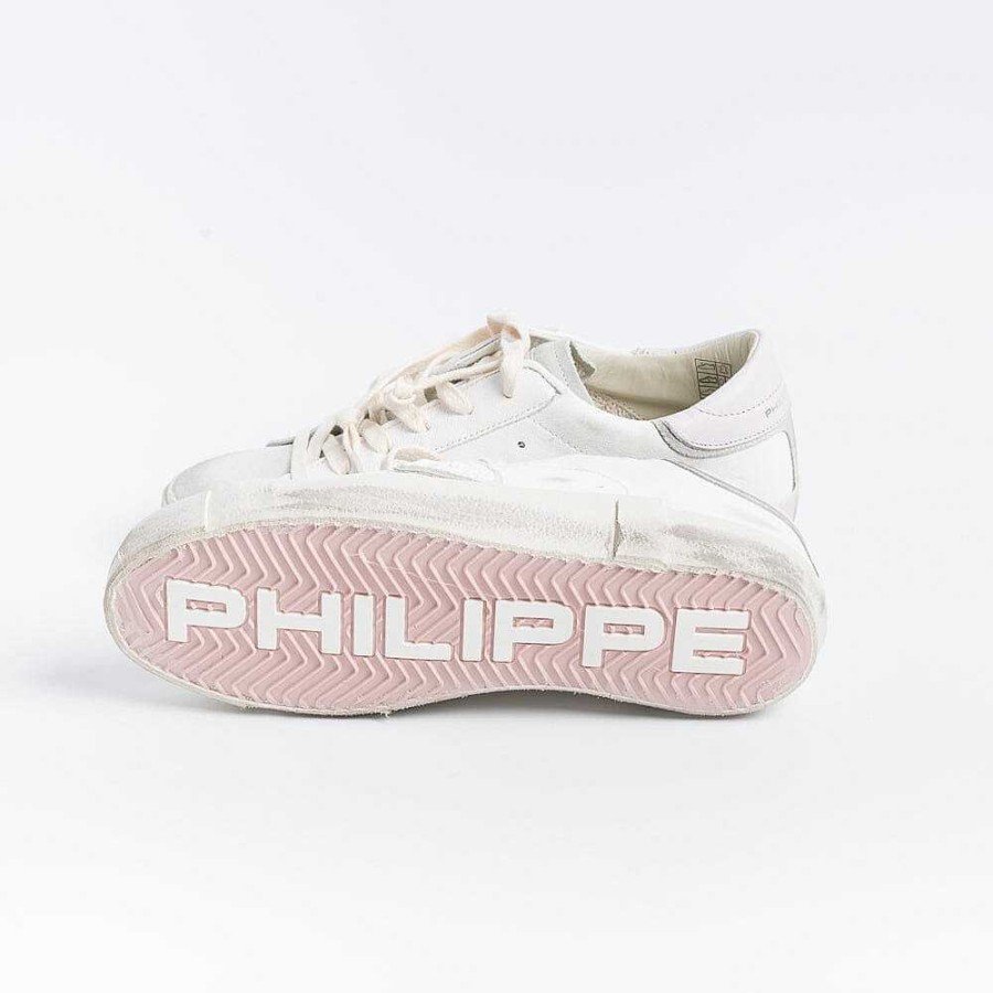 Clearance Philippe Model Paris Philippe Model - Sneakers Prld Wx34 - Parisx - Eau Rose