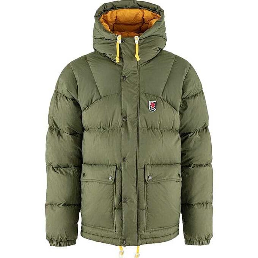 Best FJALLRAVEN - Abbigliamento Fjallraven - Expedition Pack Down Jacket- 84605 - Verde/ Giallo Senape