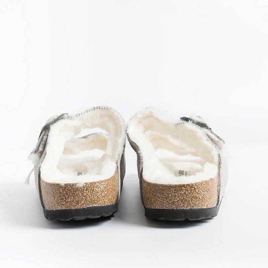 Wholesale BIRKENSTOCK Birkenstock - Sandali Bassi 1017403 - Arizona Fur - Grigio