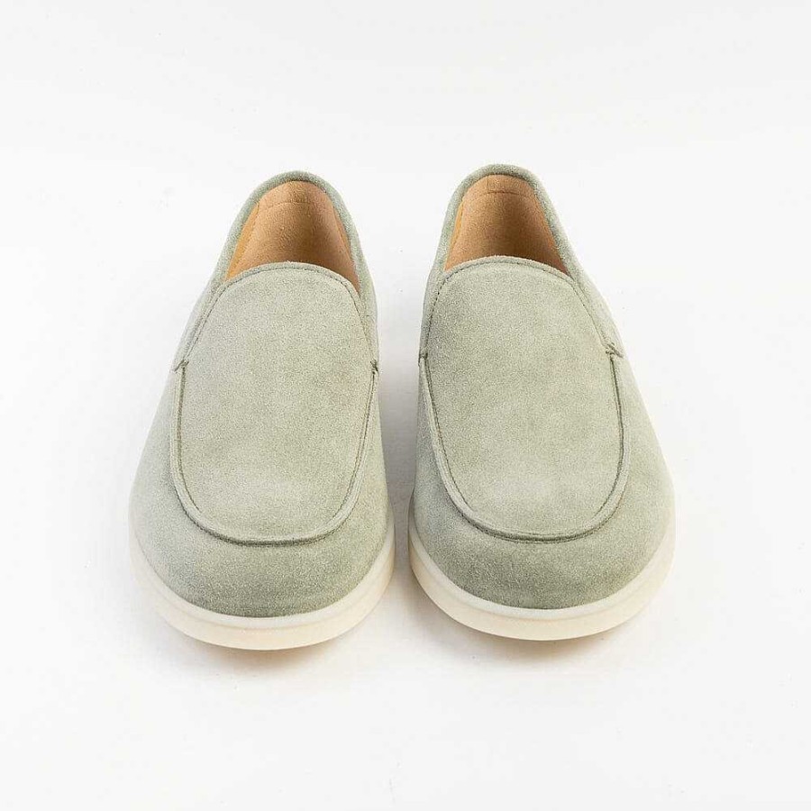 Online HENDERSON Henderson - Mocassino Slipon - Panarea - Suede Oliva