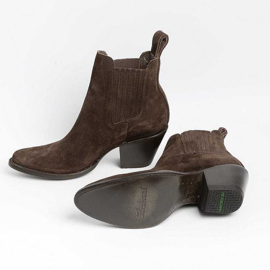 Hot MEXICANA - Collezione Donna Mexicana - Texano - Bl395 - Choco Suede