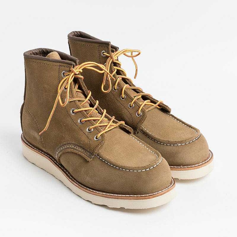 Hot Red Wing Shoes Red Wing Shoes - Polacco Moc Toe 8881 - Oliva