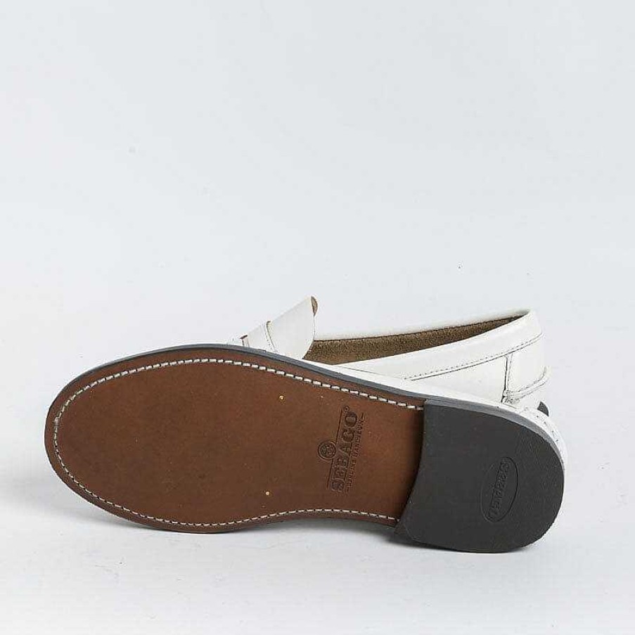 Online Sebago Sebago - Mocassino Dan 7001530 - Bianco