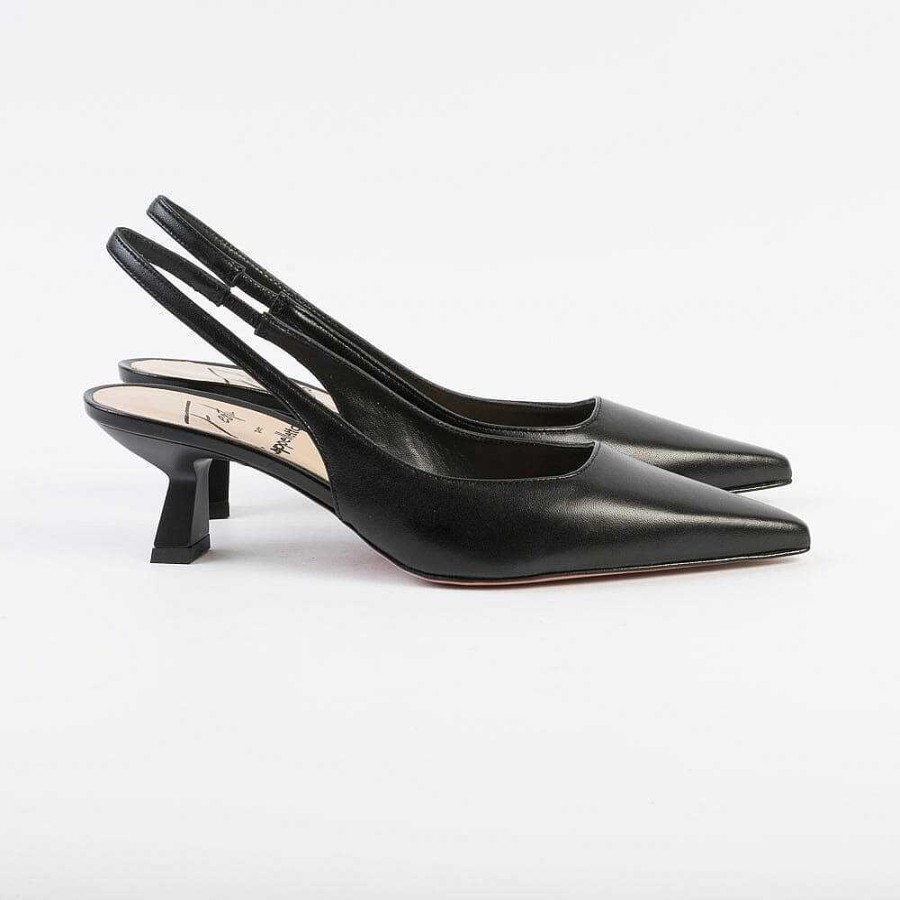 New Roberto Festa Roberto Festa - Sling Back - Arabel - Nappa Nero