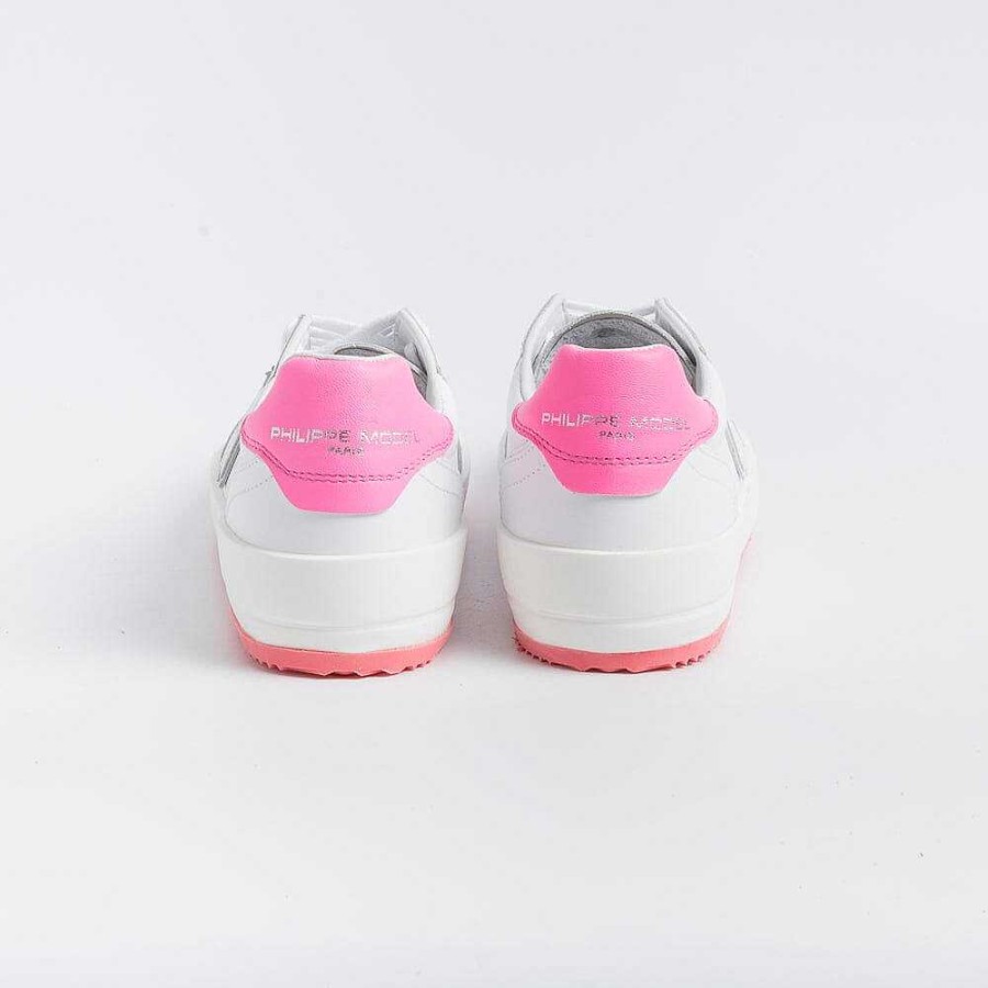 Best Philippe Model Paris Philippe Model - Sneakers Vnld Vn02 - Nice - Bianco Fucsia