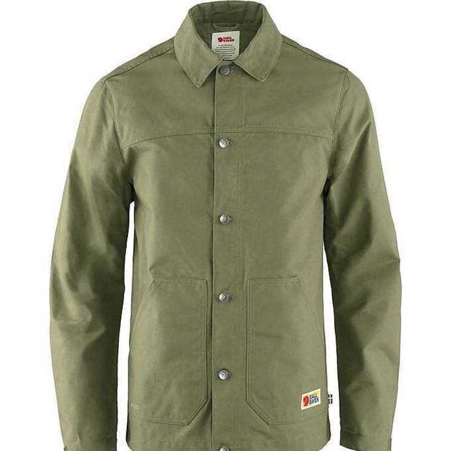 Clearance FJALLRAVEN - Abbigliamento Fjallraven - Giacca Uomo Vardag - F87006 - Verde