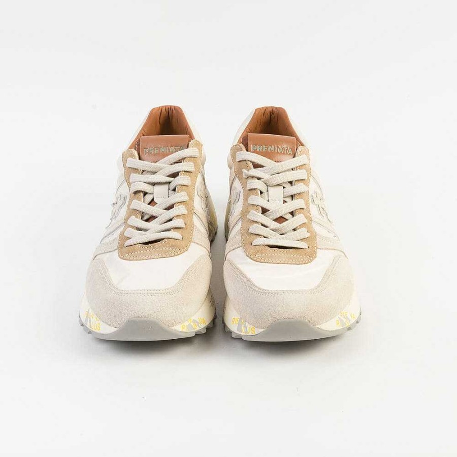 Online Premiata - Collezione Uomo Premiata - Sneakers - Lander 6633 - Bianco Beige