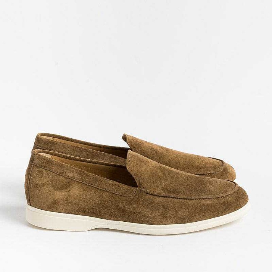 Clearance HENDERSON Henderson - Mocassino Slipon - Panarea - Suede Birra