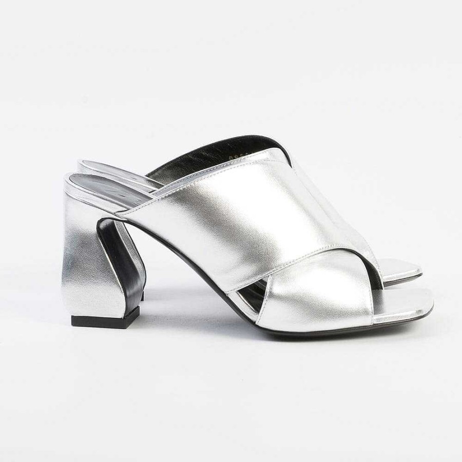 New SI ROSSI Si Rossi - Mules - A98860 Argento Silk