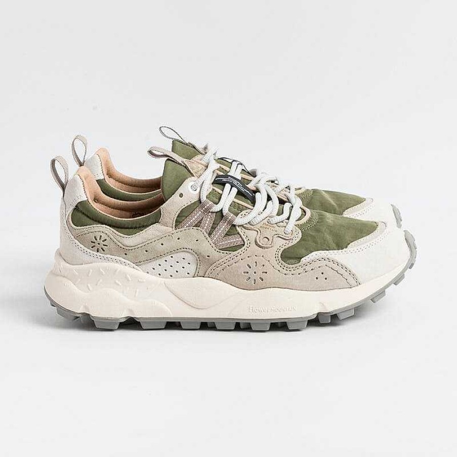 New FLOWER MOUNTAIN Flower Mountain - Sneakers Yamano 3- 1N48 Verde Militare