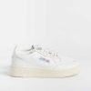 Hot AUTRY - Collezione donna Autry Aulw Ll15 - Sneakers Low Wom All Leat - Bianco/Bianco