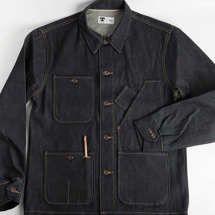 Online TELLASON - Collezione Uomo Tellason - Coverall Jacket - Denim