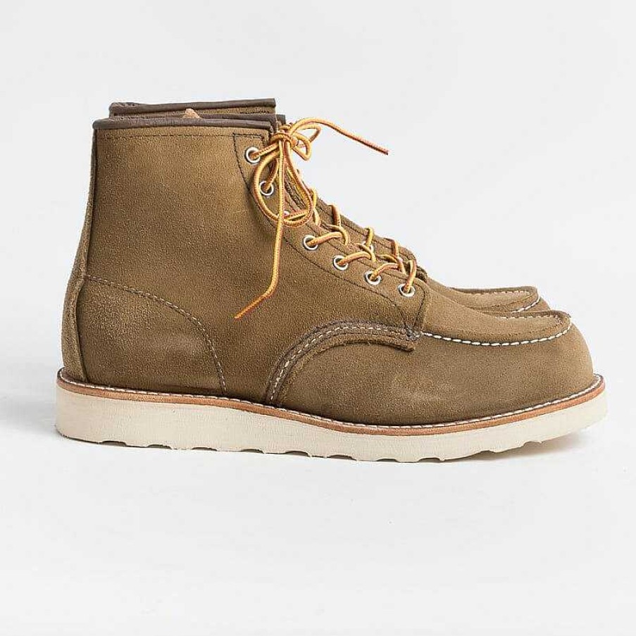 Hot Red Wing Shoes Red Wing Shoes - Polacco Moc Toe 8881 - Oliva