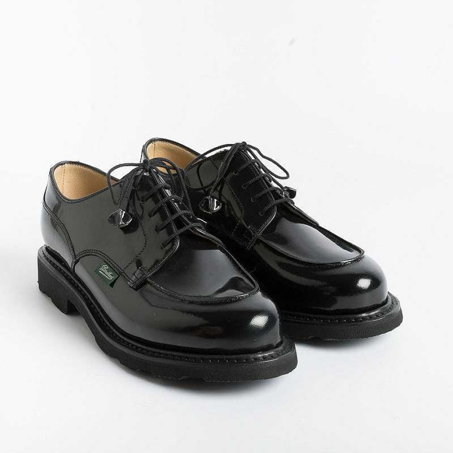 New Paraboot Paraboot - 170427 - Allacciata Chambord - Nero Gloss