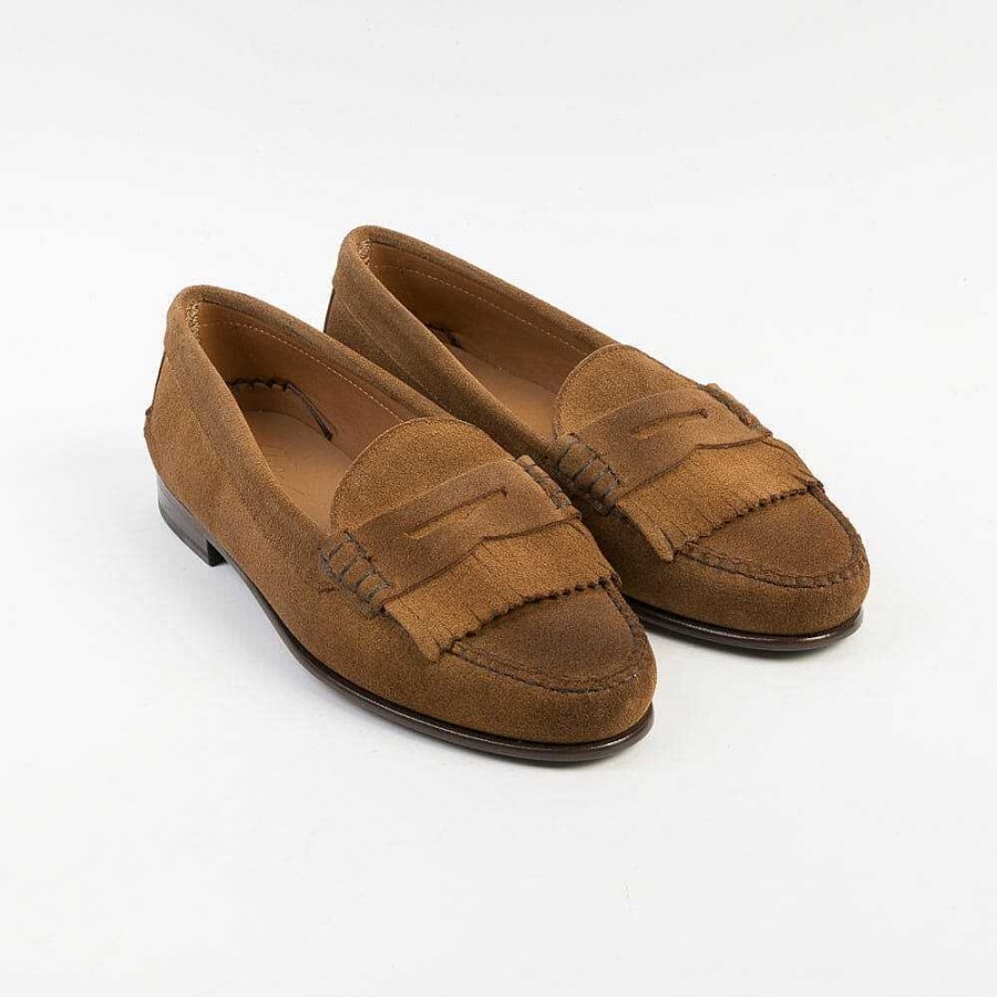 New GIL'S Gil'S - Mocassino Con Frange 232022 - Serraje Africa Cuoio