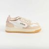 New AUTRY - Collezione donna Autry - Aulw Ds05- Sneakers Low Wom Canvas - Bianco Cipria