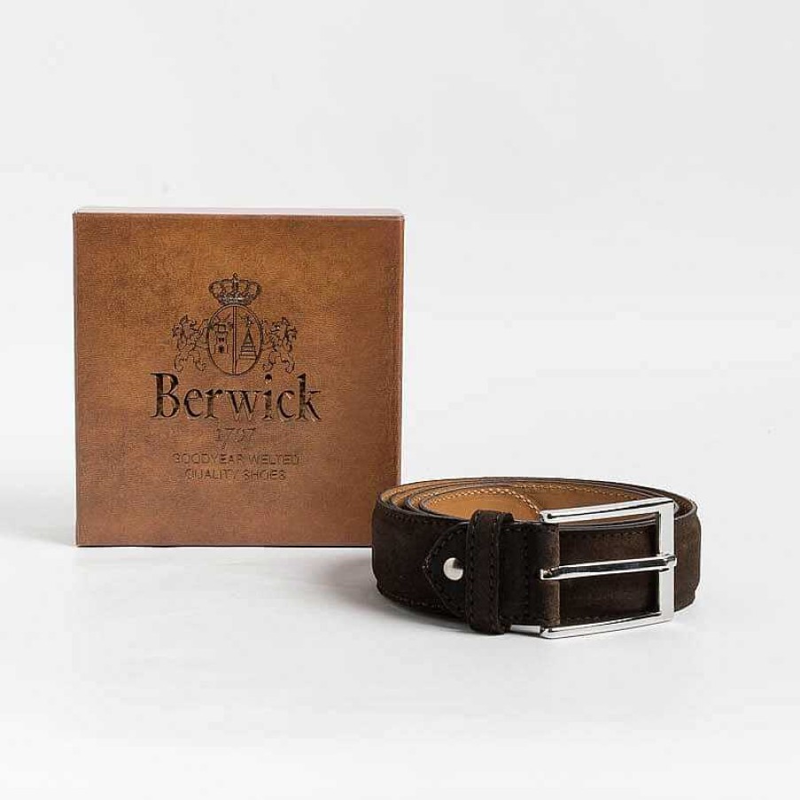 Hot Berwick 1707 Berwick 1707 - Cintura Ci160535 - Camoscio - Janus Pluoch