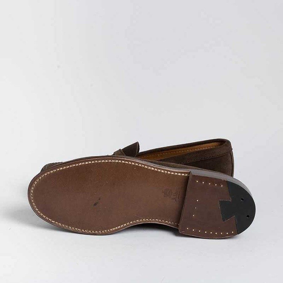 New Alden Alden - 6245F - Mocassino - Camoscio Marrone