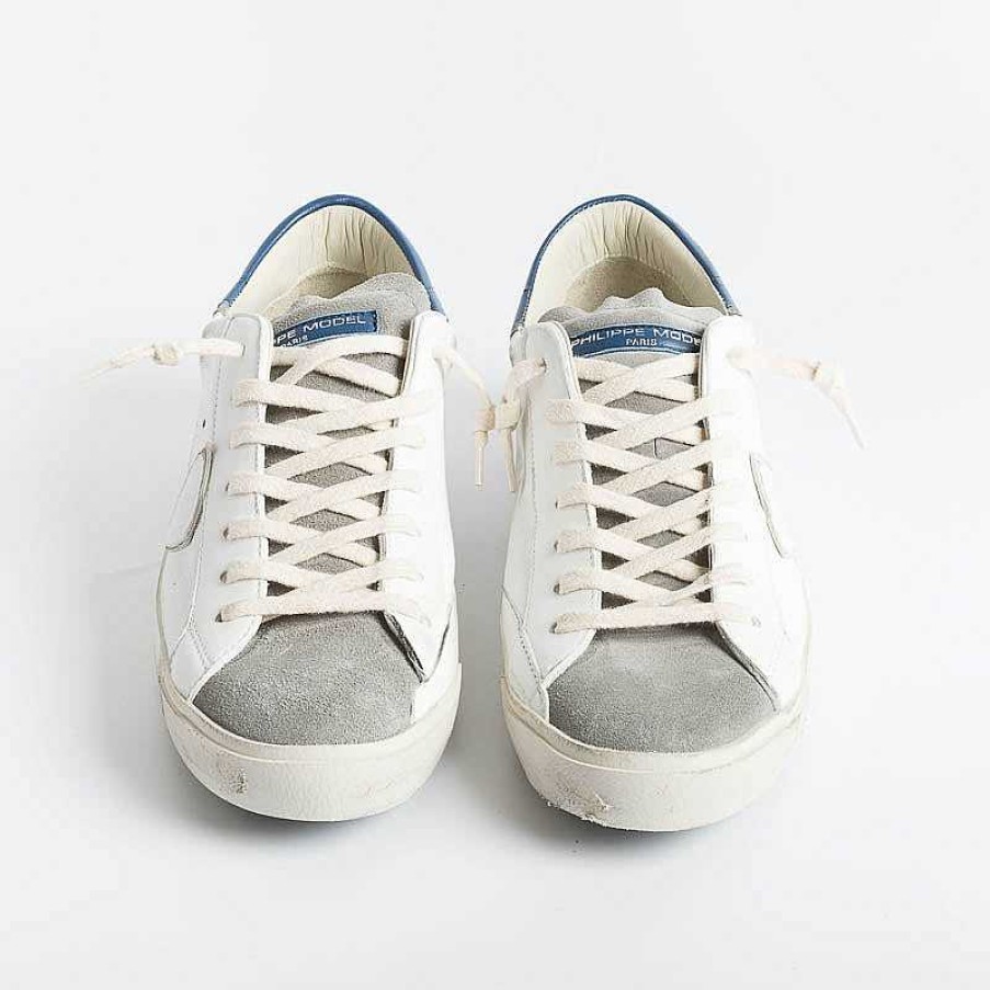 New Philippe Model Paris Philippe Model - Sneakers Prlu Wx12- Parisx - Mixage Blanc