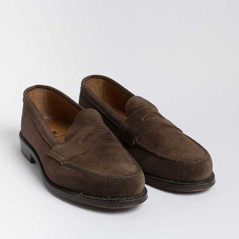 New Alden Alden - 6245F - Mocassino - Camoscio Marrone