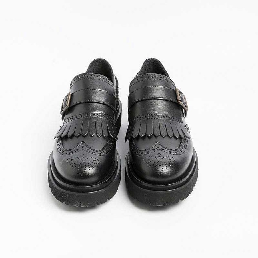 Wholesale Anna F. Anna F - Mocassino - 1499 - Pelle Nero