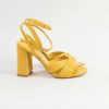 Hot NCUB Ncub - Sandali Con Tacco - Fenty92 - Pelle Giallo